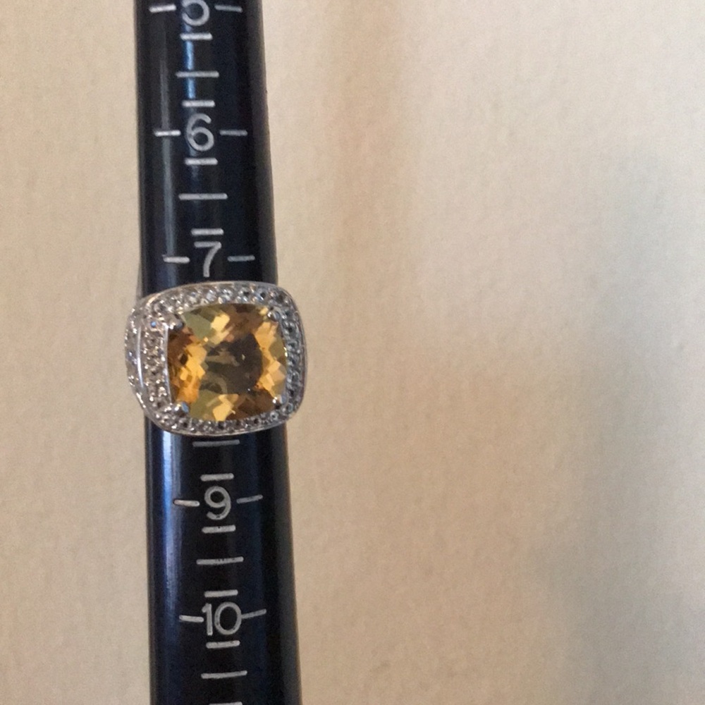 Citrine silver ring - Picture 13 of 15